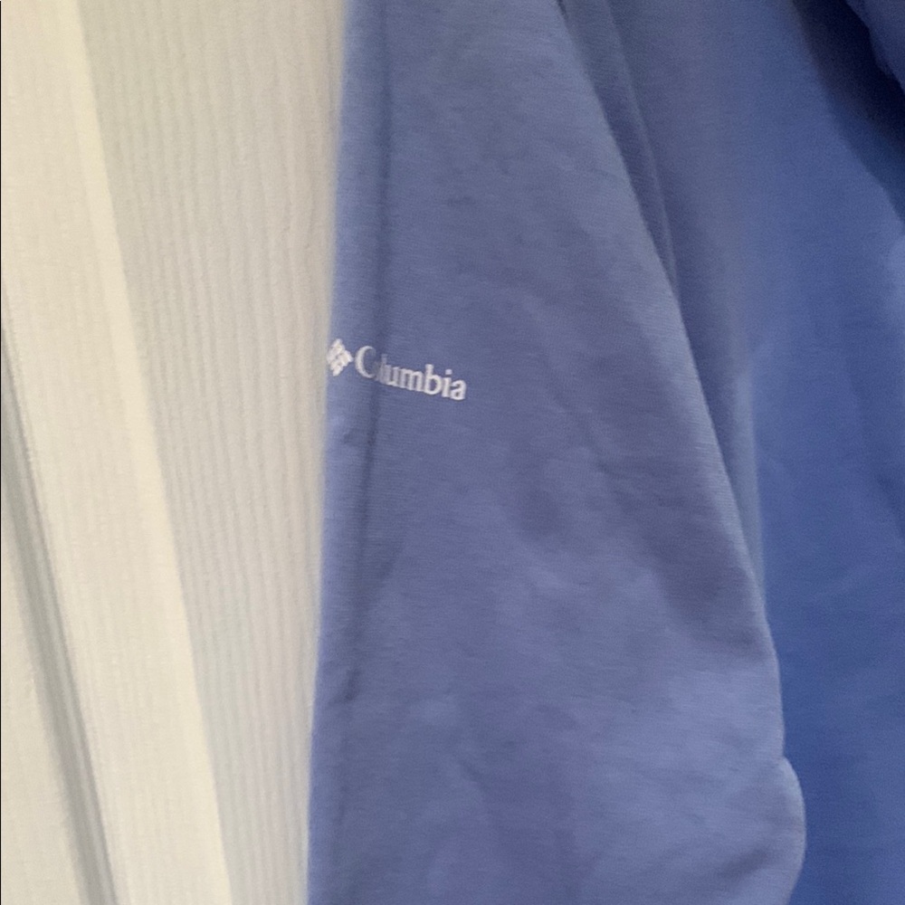 Columbia Blue Hoodie with White Logo - Picture 5 of 5